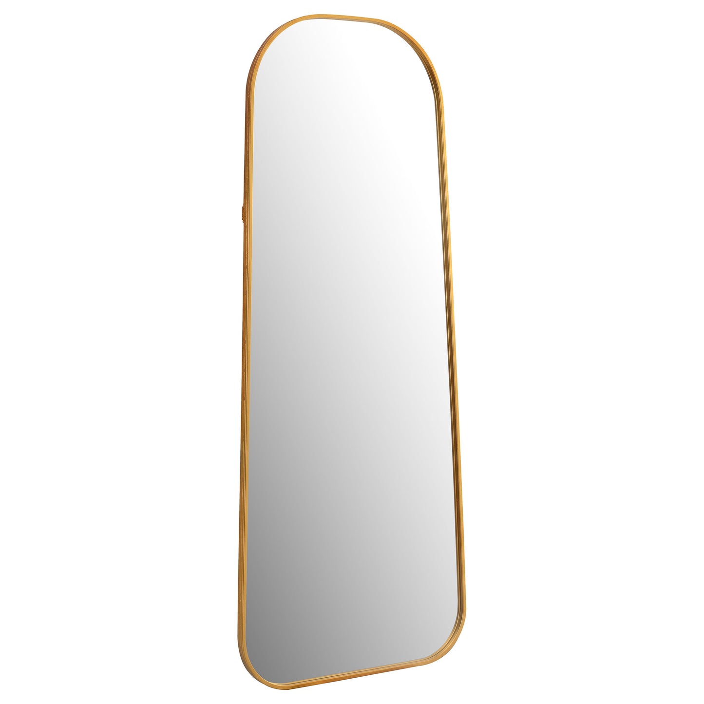 Simeon 20 x 52 Inch Full Length Floor Mirror Antique Gold