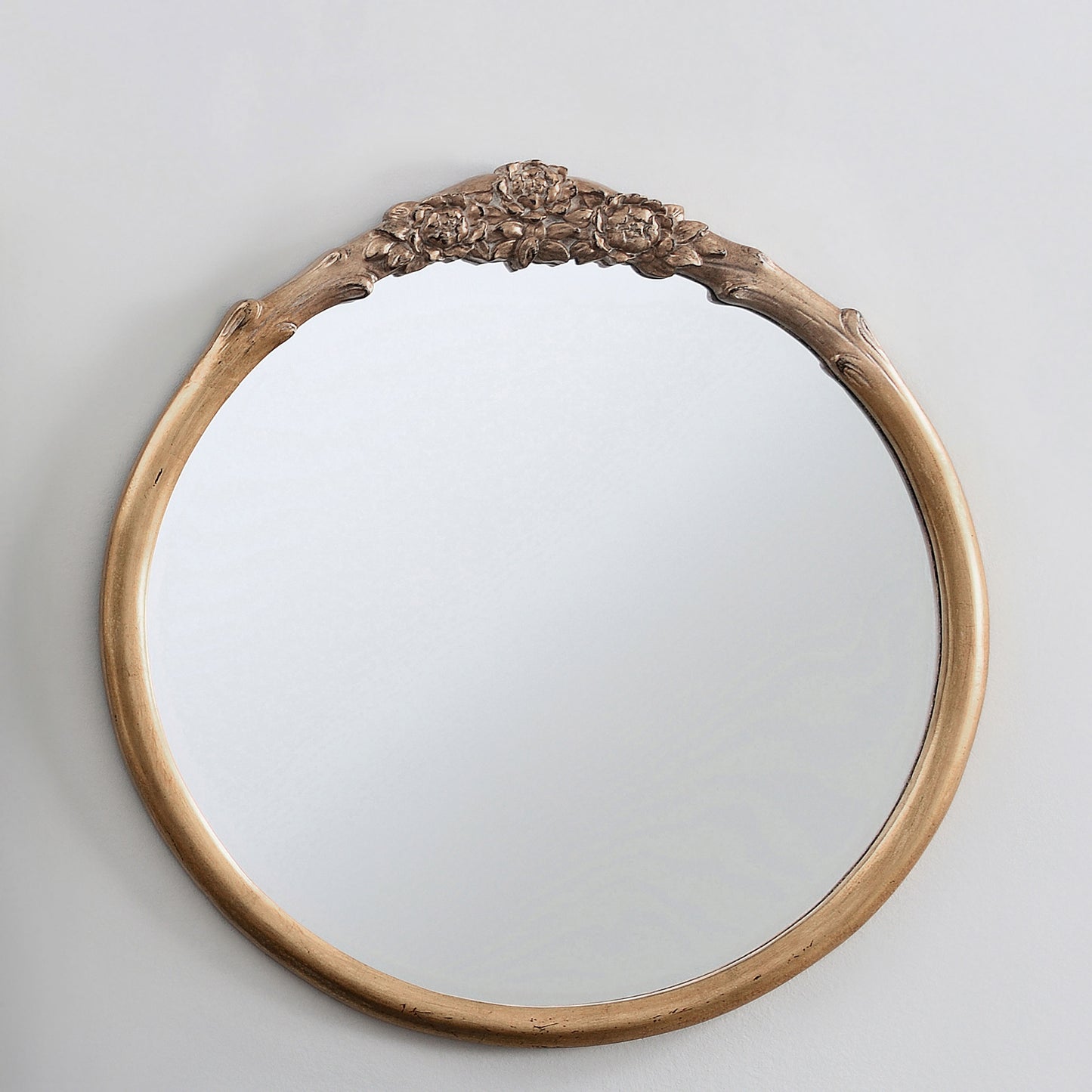 Sylvie 30 x 31 Inch French Provincial Wall Mirror Gold