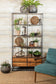 Belcroft 74-inch 4-drawer Storage Bookshelf Natural Acacia