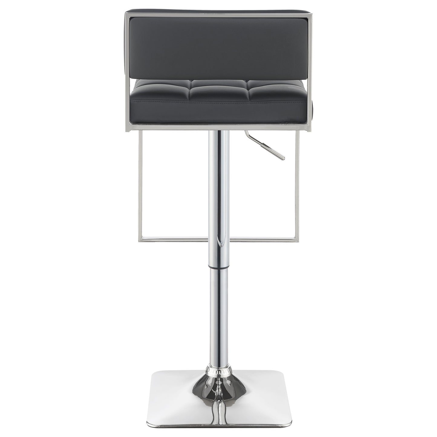 Alameda Adjustable Bar Stool Chrome and Grey