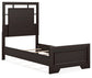 Covetown Twin Panel Bed with Dresser