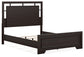 Covetown Queen Panel Bed with Mirrored Dresser and Nightstand