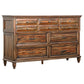 Avenue 4-piece Eastern King Bedroom Set Weathered Brown