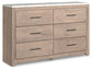 Senniberg Queen Panel Bed with Dresser and 2 Nightstands