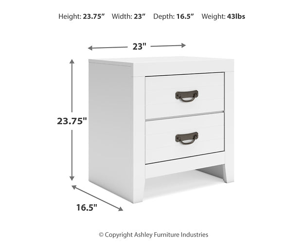 Binterglen King Panel Bed with Dresser and Nightstand