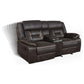 Greer 2-piece Upholstered Reclining Sofa Set Brown