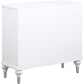 Cardella 2-door Mandala Accent Cabinet Distressed White