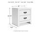 Binterglen Twin Panel Bed with Dresser and Nightstand