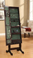 Batista Cheval Mirror with Jewelry Storage Cappuccino