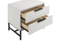 Sonora 2-drawer Nightstand Bedside Table White