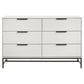 Sonora 6-drawer Bedroom Dresser White