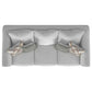 Salizar 2-piece Upholstered Flared Arm Sofa Set Sand