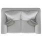 Salizar Upholstered Flared Arm Loveseat Sand