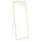 Windrose 28 x 67 Inch Tempered LED Standing Mirror White