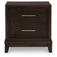 Neymorton Queen Upholstered Panel Bed with Dresser and 2 Nightstands