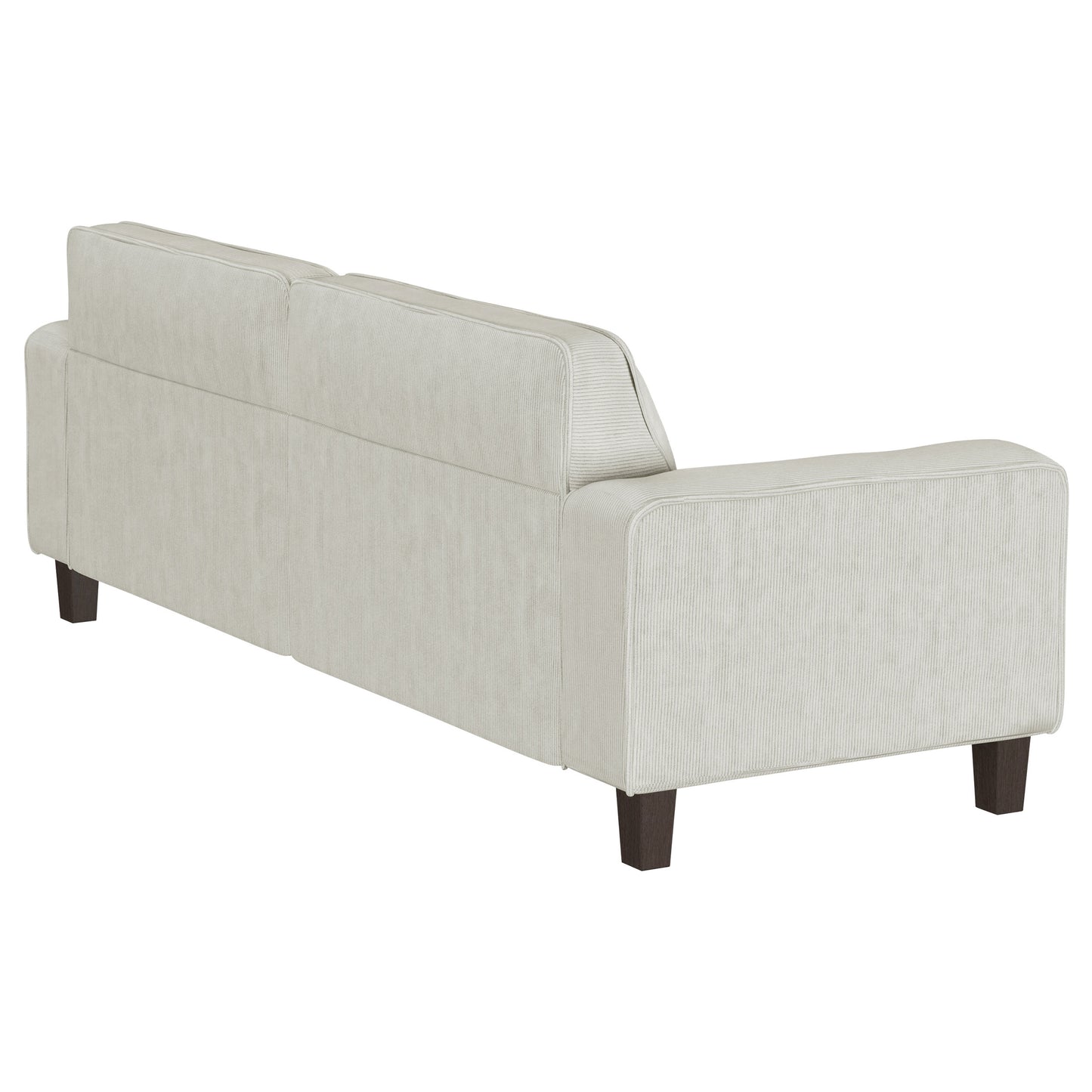 Deerhurst Upholstered Track Arm Tufted Sofa Greige