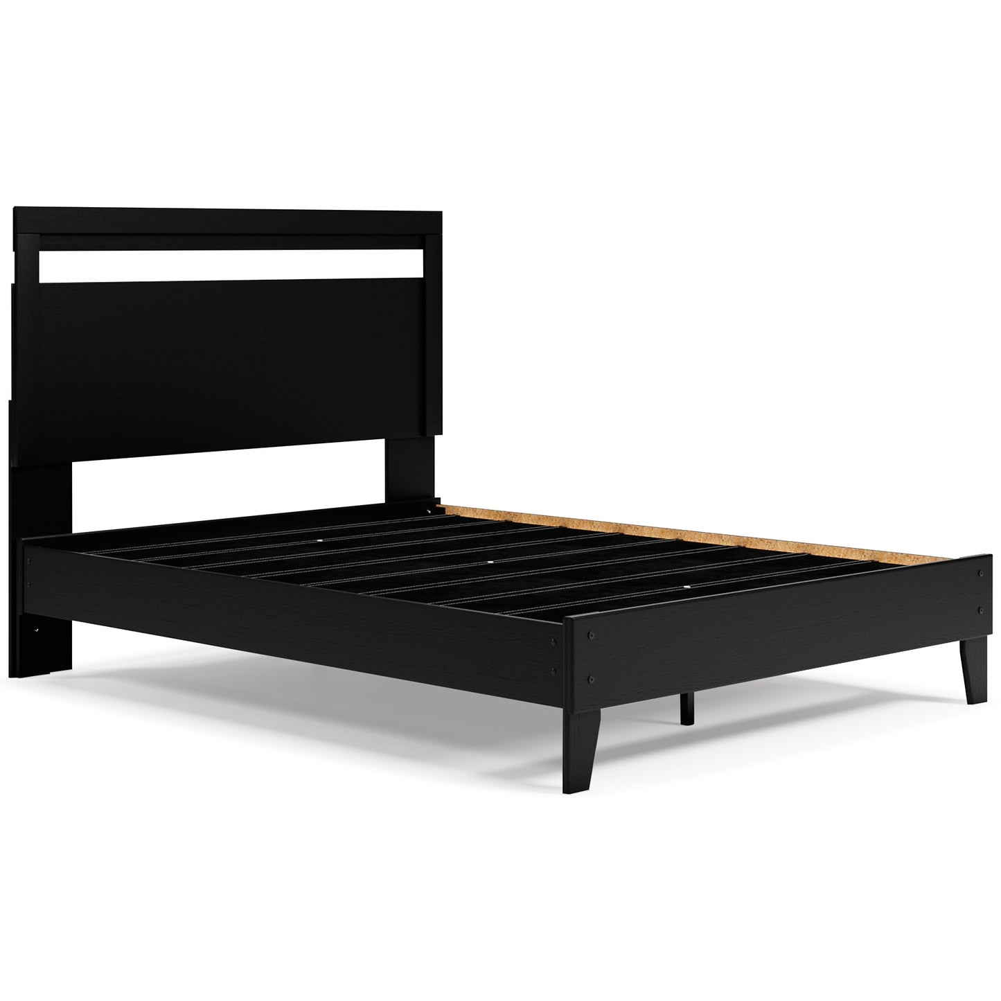 Finch Queen Panel Platform Bed with 2 Nightstands