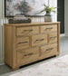 Galliden Queen Panel Bed with Dresser