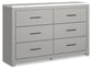 Cottonburg Queen Panel Bed with Dresser and 2 Nightstands