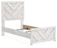 Cayboni Twin Panel Bed with Dresser and Nightstand