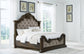 Maylee King Upholstered Bed with Dresser and Nightstand