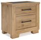 Galliden California King Panel Bed with Dresser and Nightstand