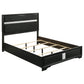 Miranda 55-inch Upholstered Full Panel Bed Black