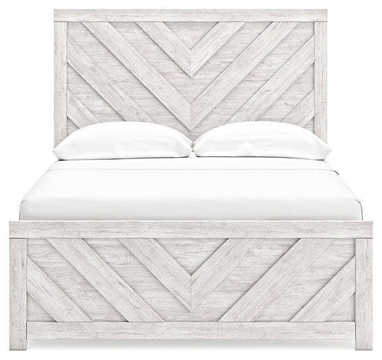 Cayboni Full Panel Bed with Dresser and 2 Nightstands