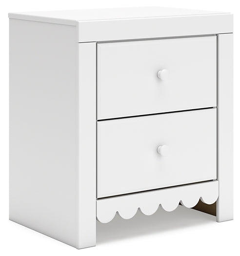 Mollviney Full Panel Storage Bed with Dresser and Nightstand