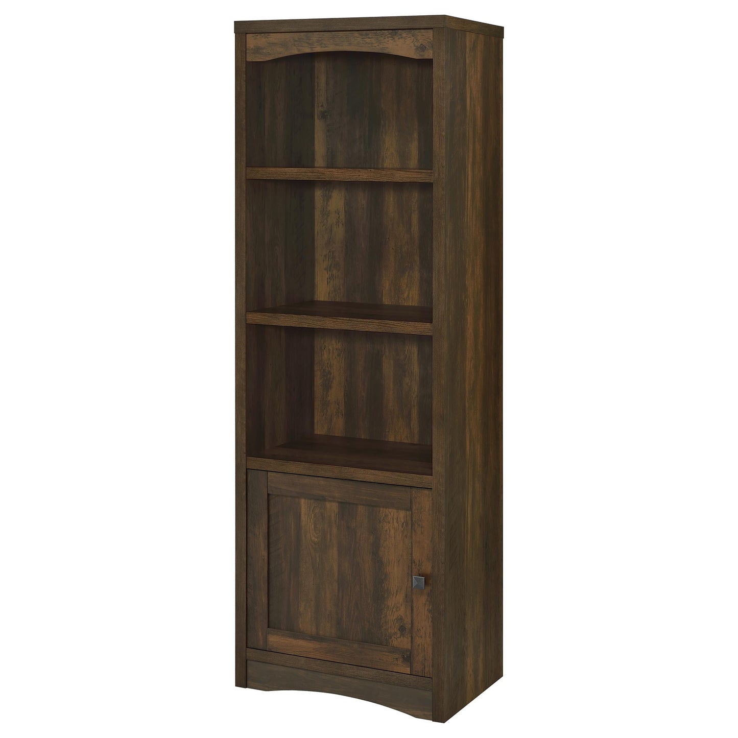 Laughlin 3-shelf Engineered Wood Media Tower Dark Pine