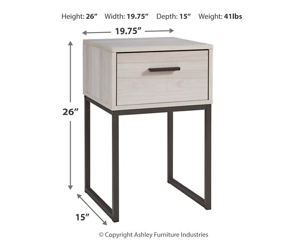 Socalle Queen Platform Bed with 2 Nightstands