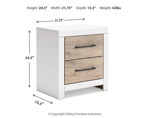 Charbitt Twin Panel Bed with Dresser and 2 Nightstands