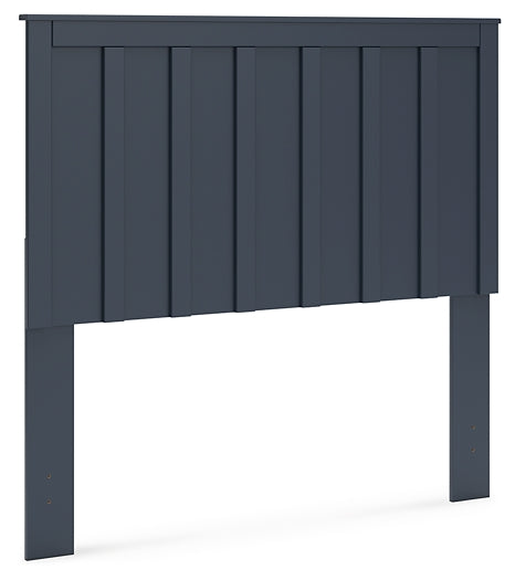 Simmenfort Full Panel Headboard with 2 Nightstands