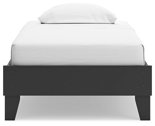 Socalle Twin Platform Bed with Dresser and 2 Nightstands