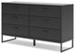 Socalle Twin Panel Headboard with Dresser, Chest and Nightstand