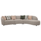 Fayette 3-piece Upholstered Sectional Sofa Greige