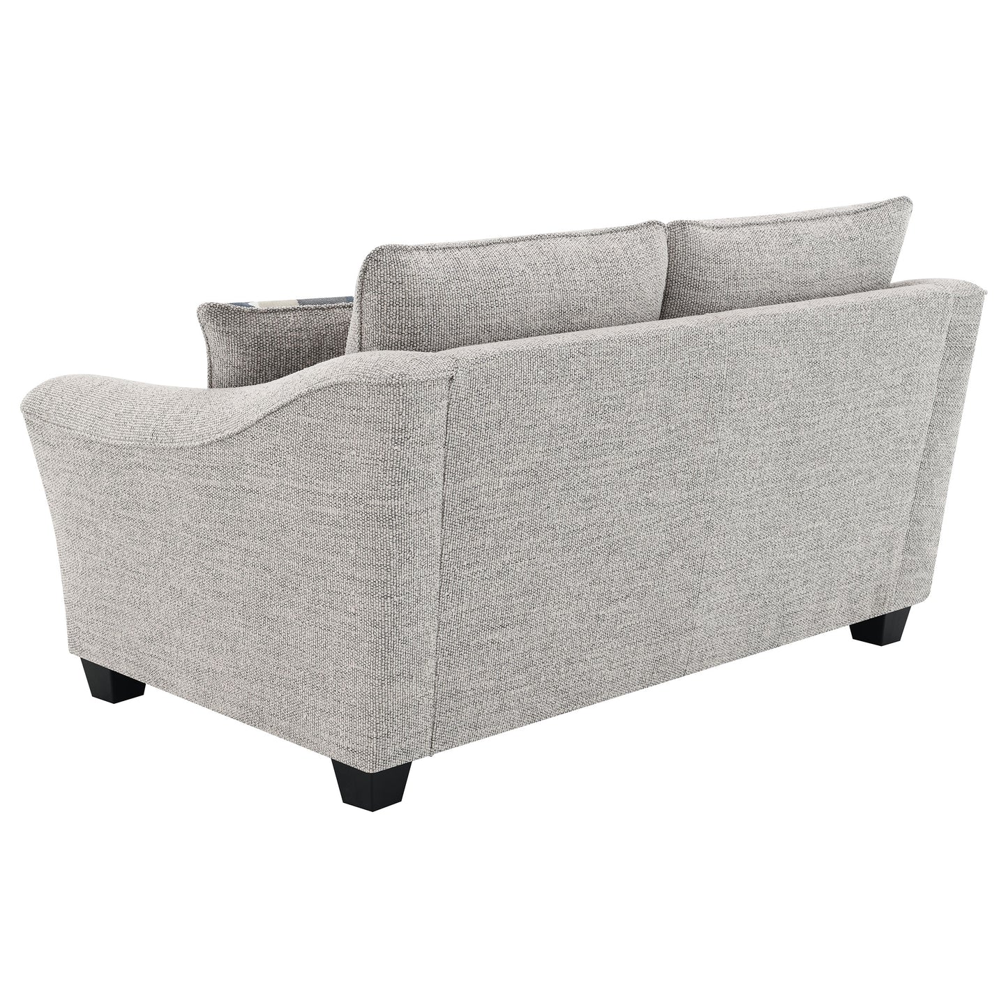 Tomkins 2-piece Boucle Upholstered Sofa Set Light Grey