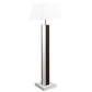 Elena 67-inch Square Tapered Mirrored Floor Lamp Brown