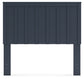 Simmenfort Full Panel Headboard with 2 Nightstands