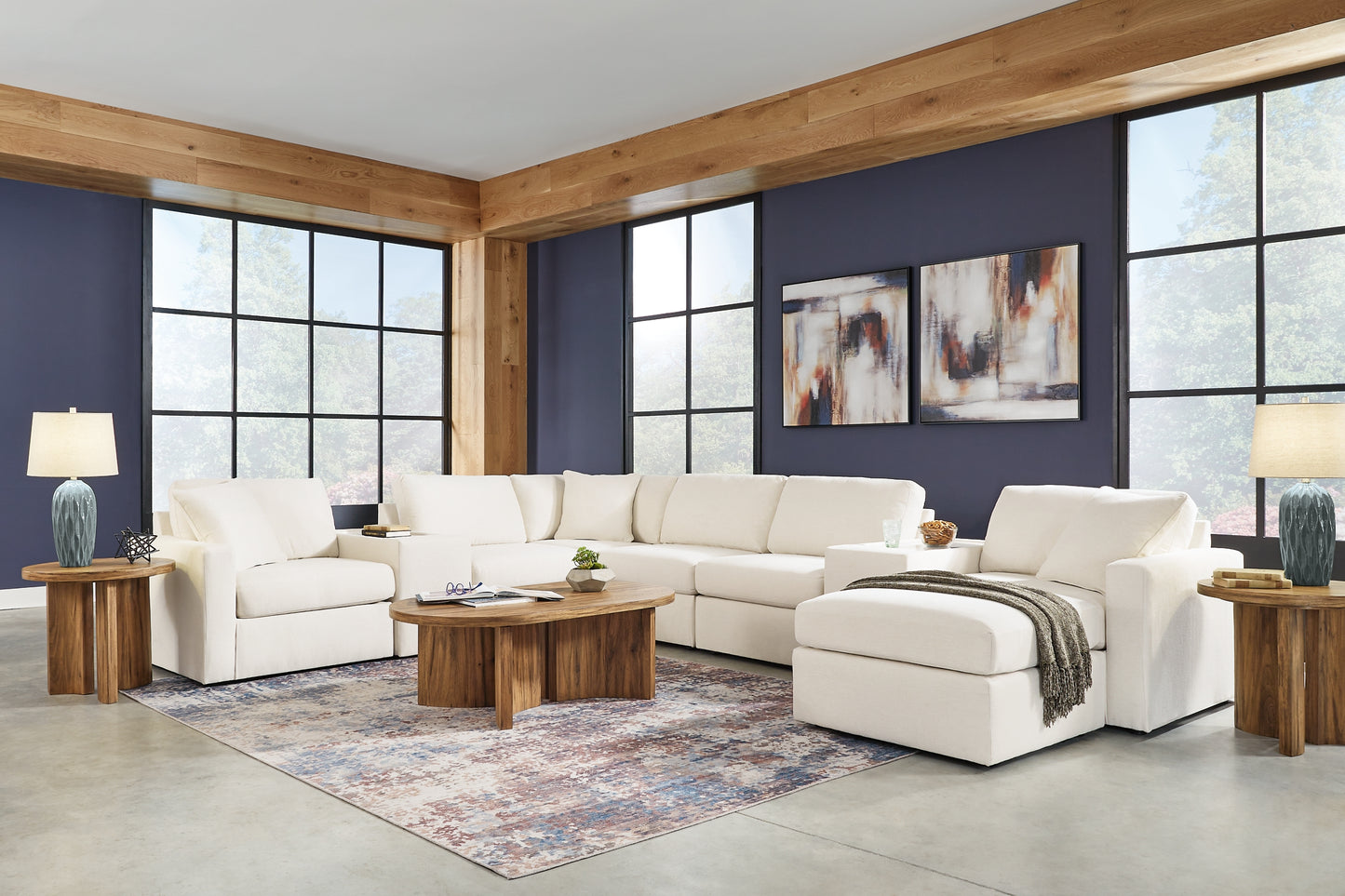 Modmax 8-Piece Sectional with Ottoman