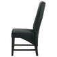 Barrand Upholstered Dining Side Chair Black (Set of 2)