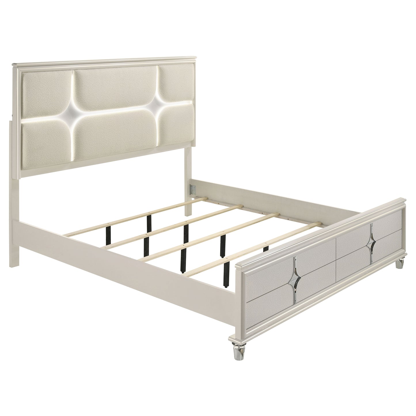 Olivia 5-piece Eastern King Bedroom Set Pearl White