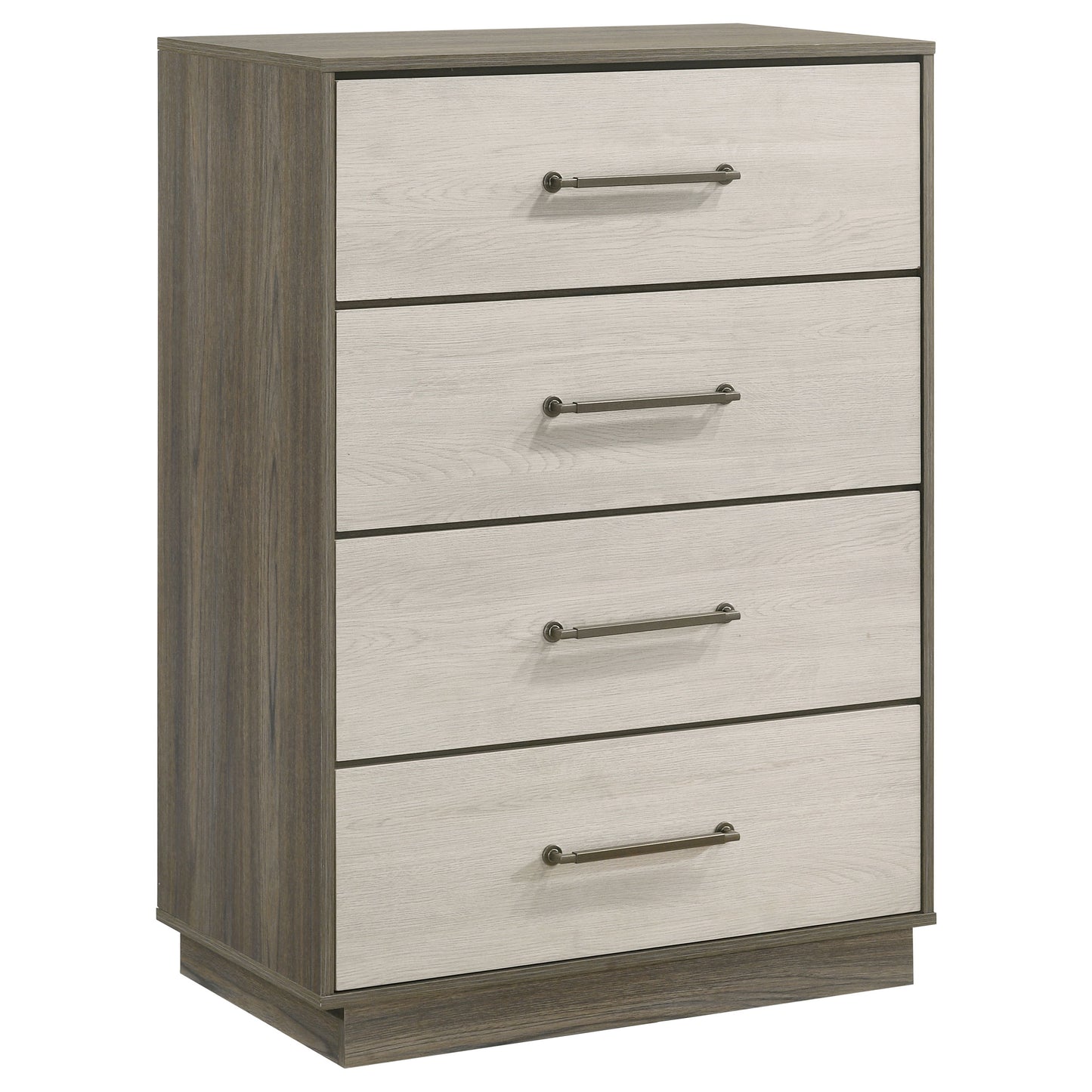 Fenwick 4-drawer Chest of Drawers Grey Oak