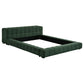 Trinity Upholstered Eastern King Platform Bed Spruce