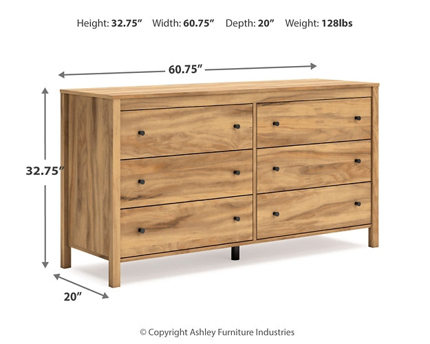 Bermacy Queen Platform Bed with Dresser