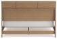 Cielden King Panel Bed with 2 Nightstands