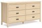 Cabinella Full Panel Headboard with Dresser, Chest and 2 Nightstands