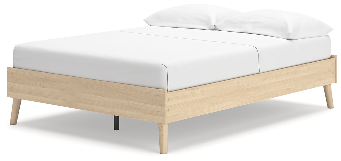 Cabinella Full Platform Bed with Dresser