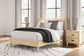 Cabinella Full Platform Panel Bed with Dresser and 2 Nightstands