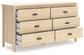 Cabinella Full Platform Panel Bed with Dresser